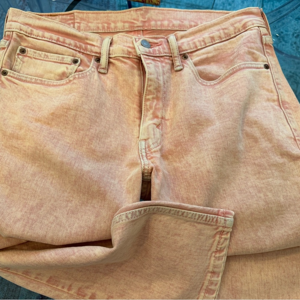 Levi's Men's 511 Pink Jeans - Picture 6 of 8